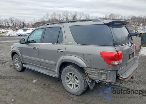 2005 Toyota Sequoia Limited z USA, uszkodzony, nr VIN 5TDBT48A45S234425